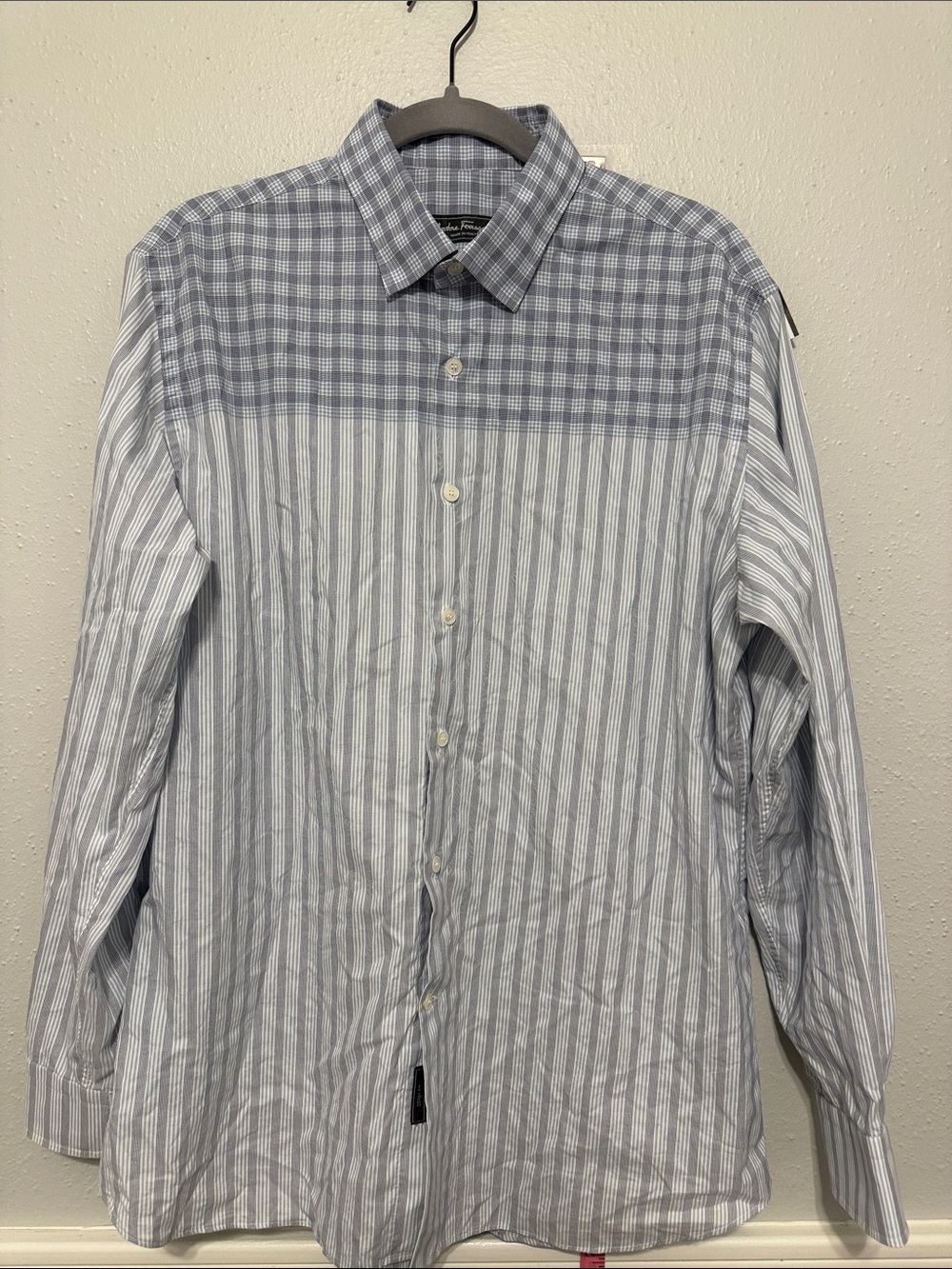 Salvatore Ferragamo Derby Fit Button Down